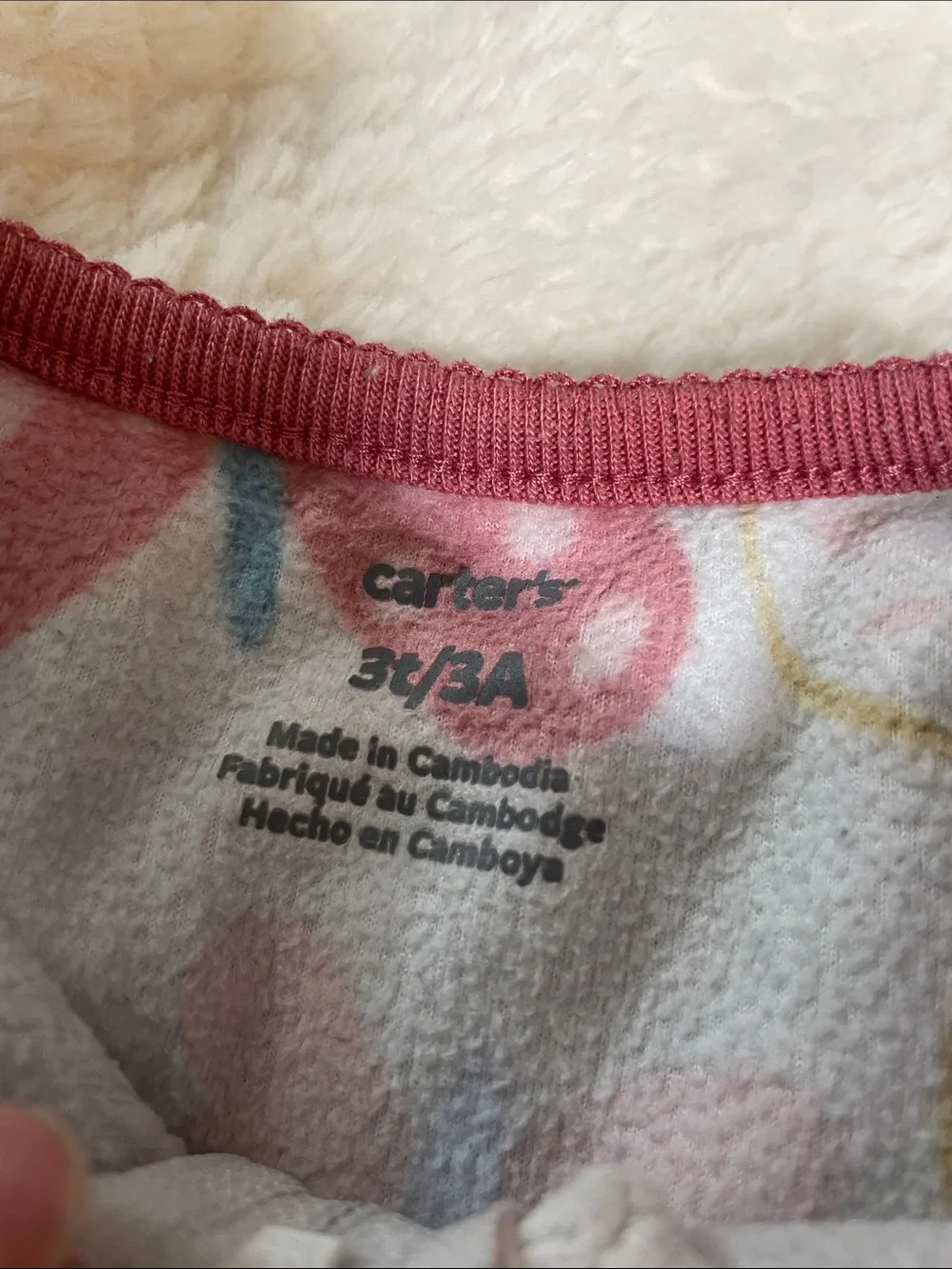 Carters Soft Patterned Kids Pajama Sleepwear 4 set